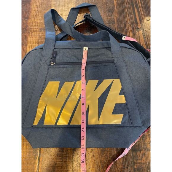 Nike Gym Club Training Duffel Bag Blue Gold DO8318-454 New - Picture 5 of 6